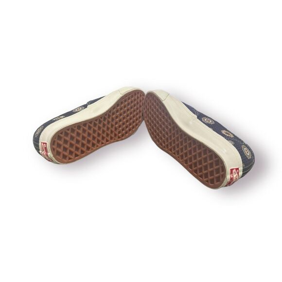 Vans‎ OG Authentic LX Kith for Vault Medallion Blue Purple Women’s Size 5 - Picture 5 of 9